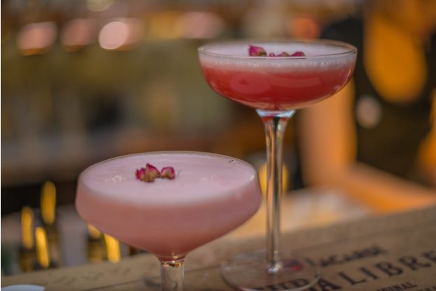 Bar-Hopping Wien – rosa Cocktails
