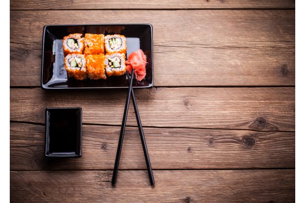 Sushi-Kochkurs Wien –  Sushi auf Tisch