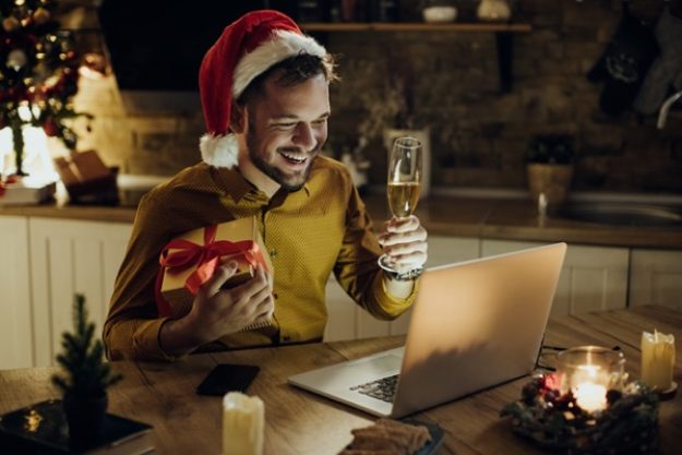 Virtuelle Weihnachtsfeier Online mit Tasting