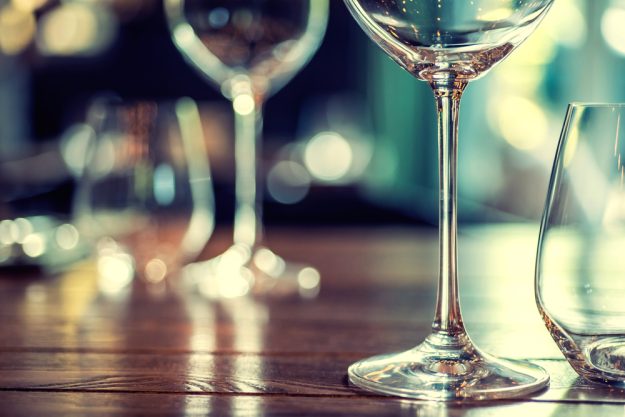 Weinseminar Wien – leere Weingläser