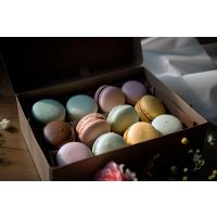 Macarons-Backkurs Wien: Macarons in Geschenkschachtel