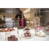 Pralinenkurs Wien – Pralinen Vitrine