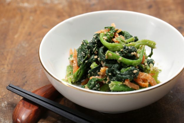 Japan-Kochkurs Wien - Spinat-Salat