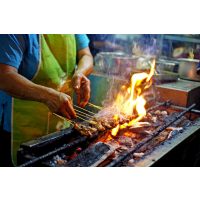 Koreanischer Kochkurs Wien - Fleischspieße über der Flamme