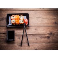 Sushi-Kochkurs Wien –  Sushi auf Tisch