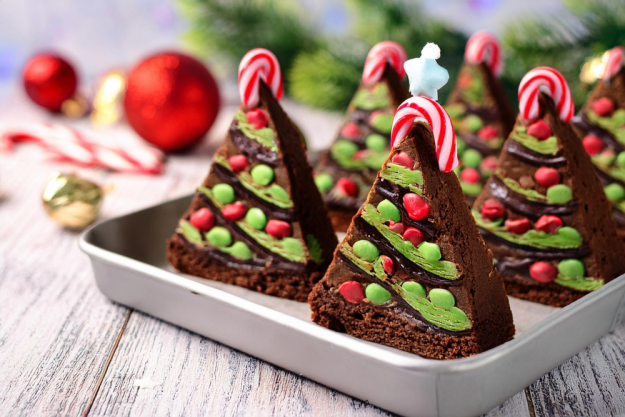 Backkurs Online – Christmas Tree Brownies